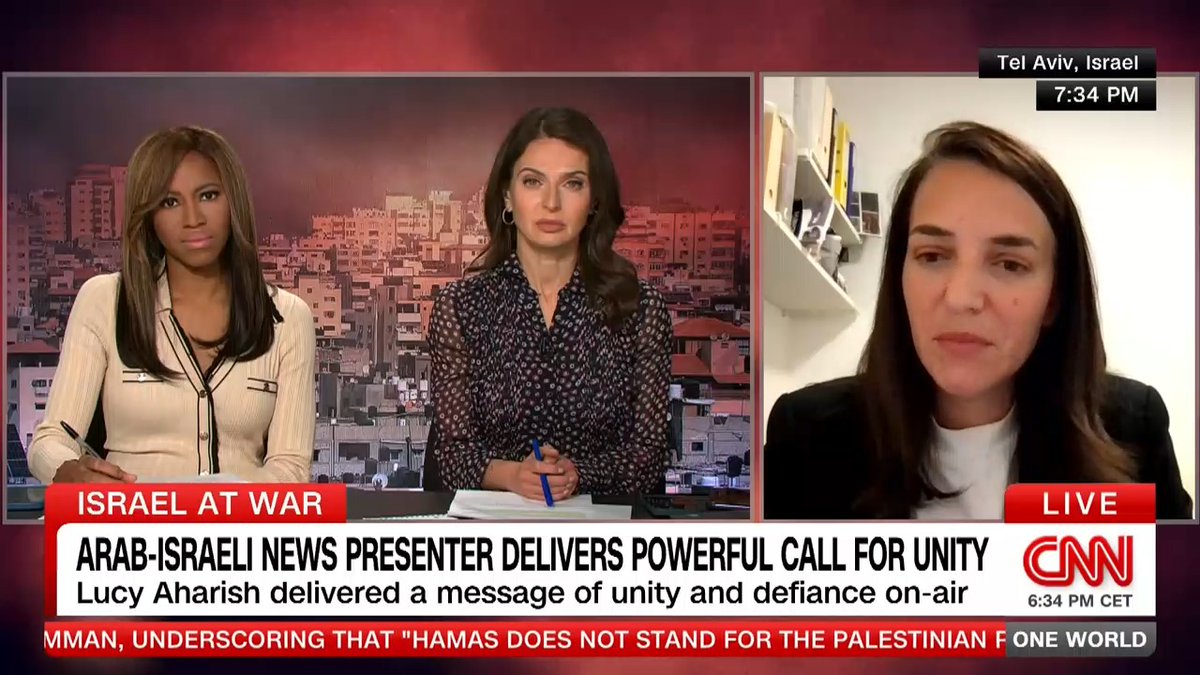"As a Muslim, this is not Islam — what Hamas is doing in the name of religion — they’re not Muslims. They’re monsters." Arab-Israeli TV anchor Lucy aharish joins us for a very emotional interview as Israelis of all backgrounds reel from Saturday’s attacks.