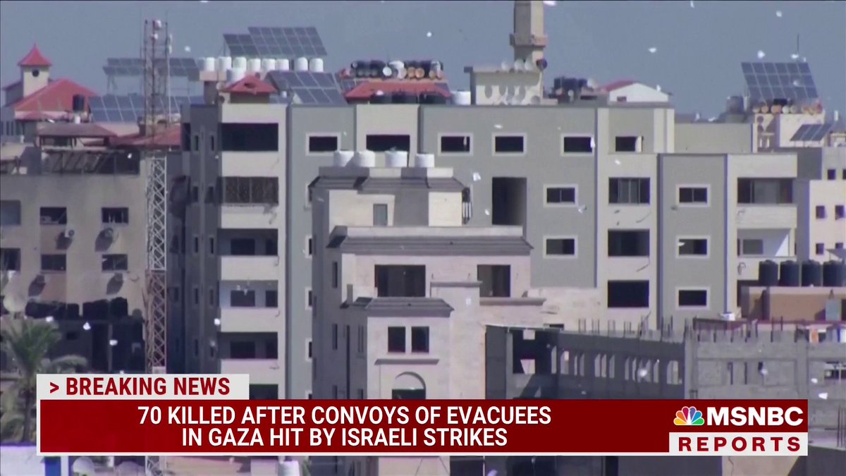 NEW: 70 killed after Israeli strikes hit three convoys of evacuees trying to leave northern Gaza.