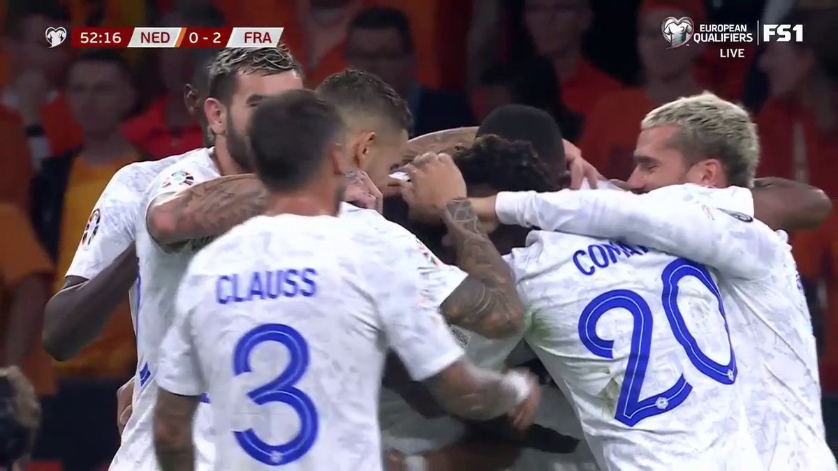 Of course Mbappé scored a stunner to become France men's outright fourth all-time top scorer 🚀 (via FOX Soccer)