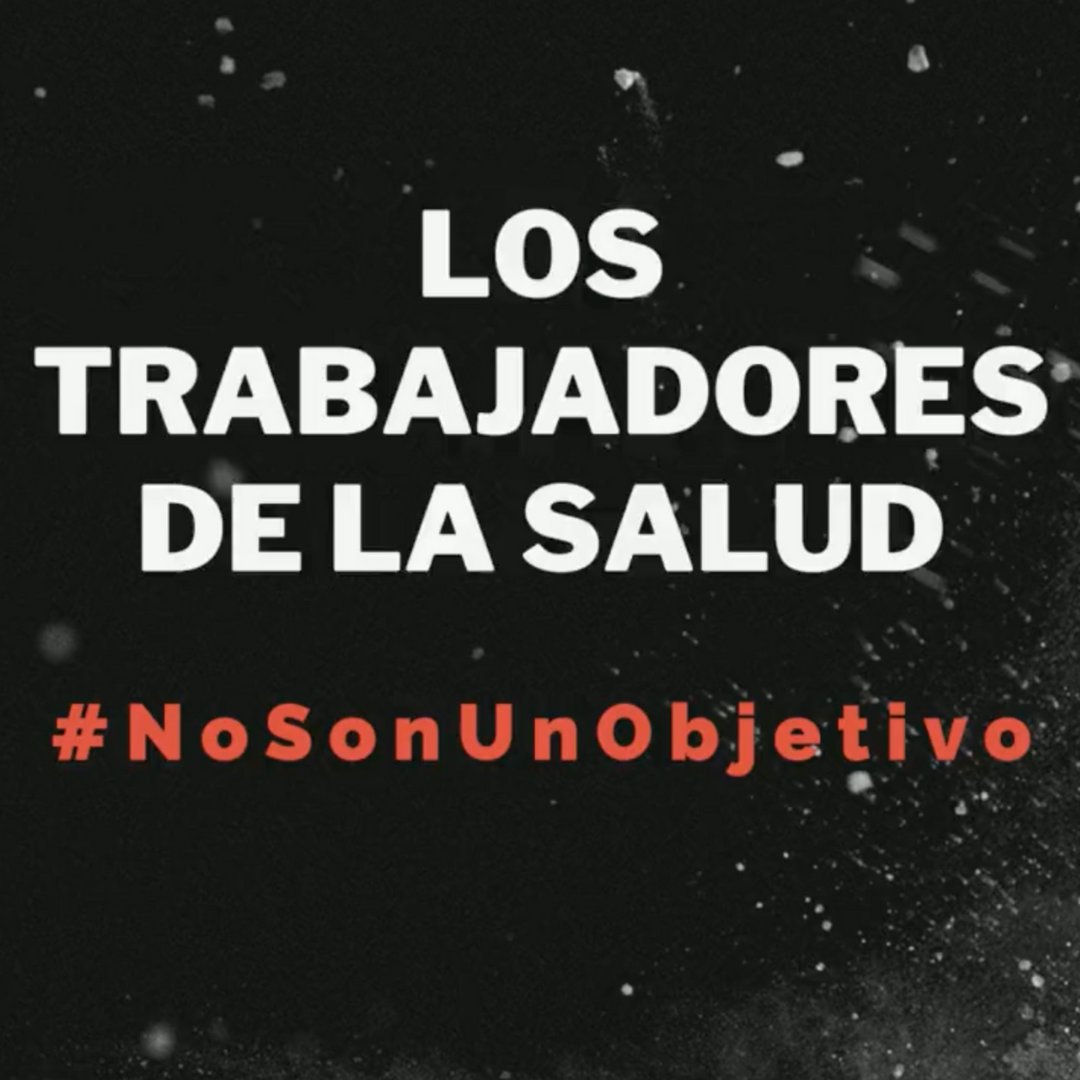 Las enfermeras #NoSonUnObjetivo Los trabajadores médicos #NoSonUnObjetivo Los hospitales #NoSonUnObjetivo 11 trabajadores sanitarios han perdido la vida en el ejercicio de sus funciones en la Franja de Gaza desde la escalada de violencia del pasado sábado, afirma World Health Organization (WHO).