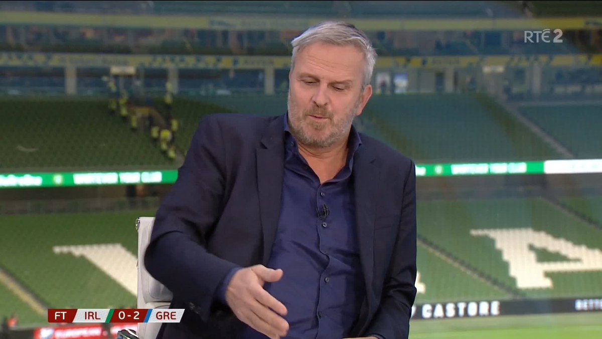 🇮🇪 0-2 🇬🇷 ‘There hasn’t been any improvement. He’s been kidding the public for the last three years’ - Didi Hamann on Stephen Kenny’s tenure #rtesoccer 📺 Live on RTÉ2 and RTÉ Player 👉 📱 Updates on RTÉ Sport 👉