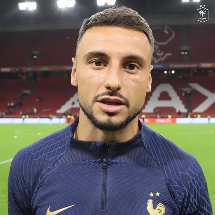 La réaction de Jonathan Clauss après la victoire des Bleus (2-1) face aux Pays-Bas ! #FiersdetreBleus