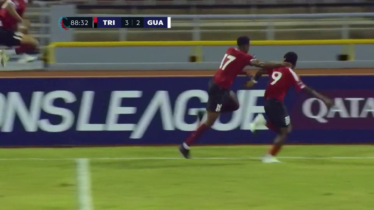 Absolute MAGIC out of Nathaniel James' boots to complete the comeback for Trinidad and Tobago! ✨