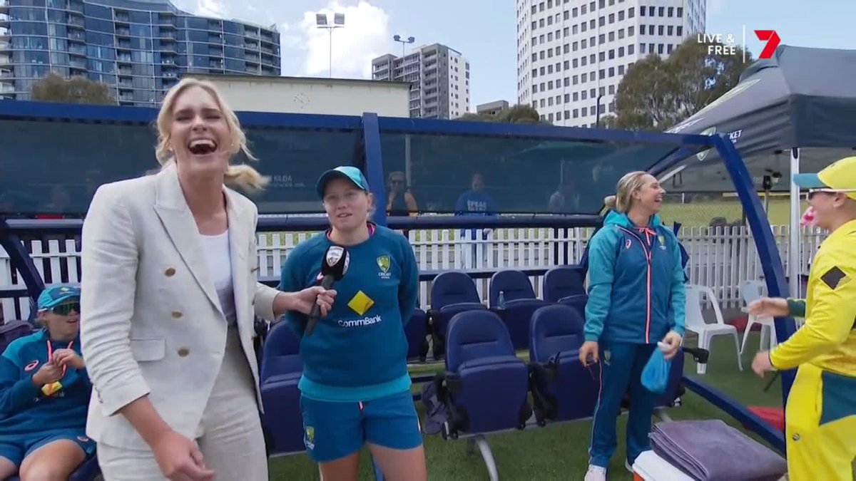 Ash Gardner has a new media manager, so Alyssa Healy answers questions on her behalf, including the latest injury update 😅
