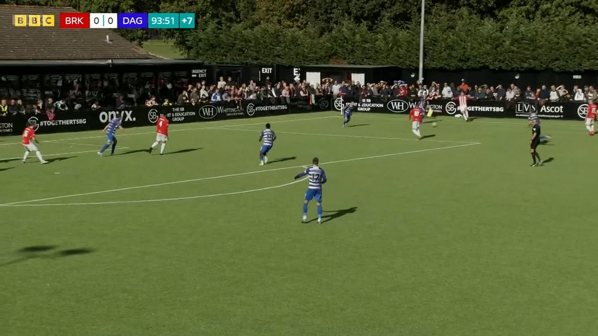 7th tier Bracknell Town have knocked National League Dagenham &amp; Redbridge out of the FA Cup.