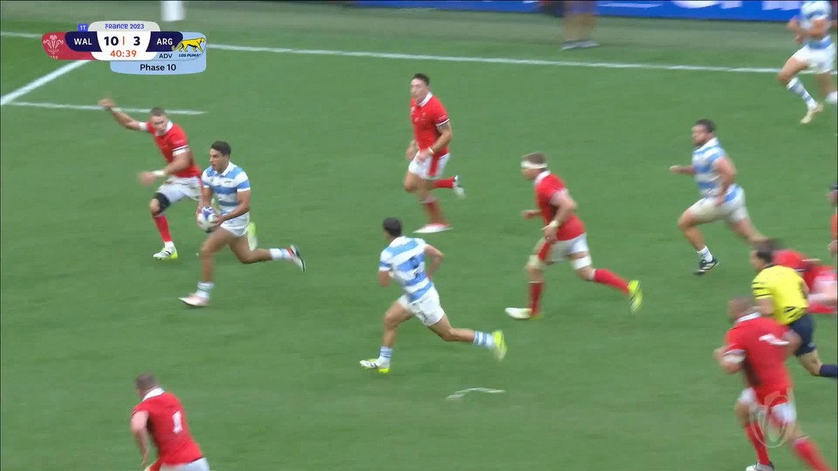 Tempers boiling over! Was Josh Adams lucky to not see a card? #RWC2023 |#WALvARG