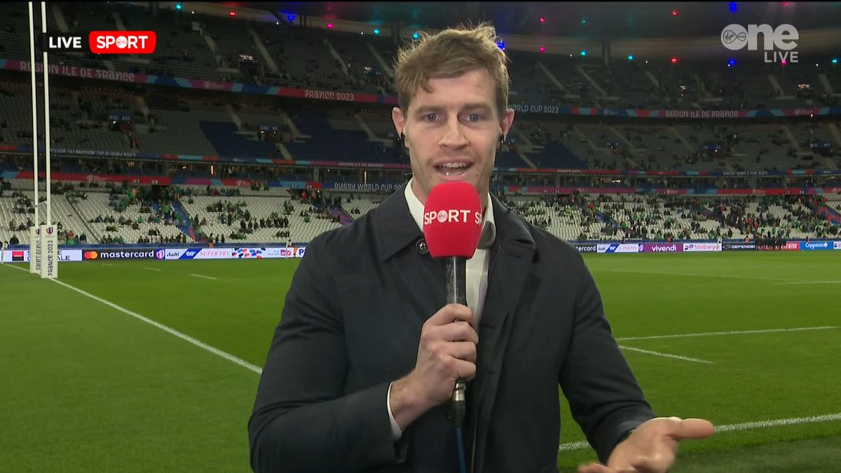 "On a scale of 1 to Zombie, I would say right now we're at Athenry levels of excitement." 😂 Andrew Trimble is on the ground at the Stade de France building up to the big one! #IREvNZL | #RWC2023