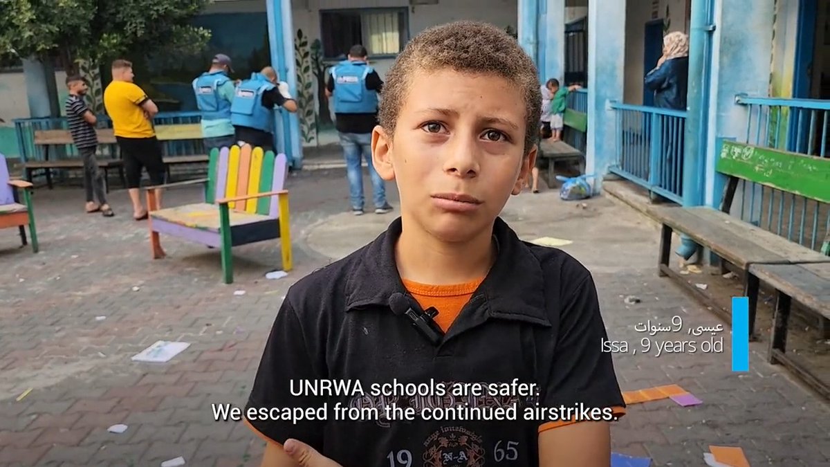 “There is no clean drinking water, no sufficient food, and no bathrooms.” Time is running out for children in Gaza. UNICEF is continuing to respond to their critical needs but access is becoming increasingly difficult and dangerous.