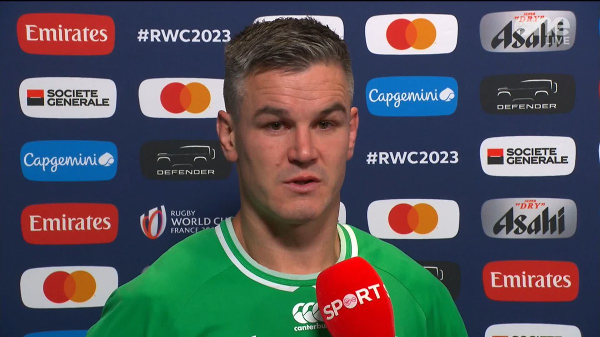 Thanks for the memories, Johnny. 💚 #RWC2023 | #IREvNZL