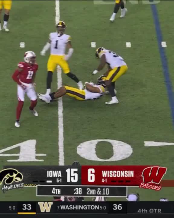 Sebastian Castro was everywhere vs. Wisconsin. 💥 Relive some of the DB's biggest plays from the rivalry win. ⤵️ Sebastian Castro x Hawkeye Football