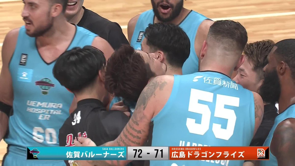 クラブ創設5年目！ 劇的な試合を制しB1で初勝利を飾った佐賀バルーナーズ👏👏👏 狩野 祐介 【公式】佐賀バルーナーズ 🏀 📡バスケットLIVEで見逃し視聴 #Bリーグ