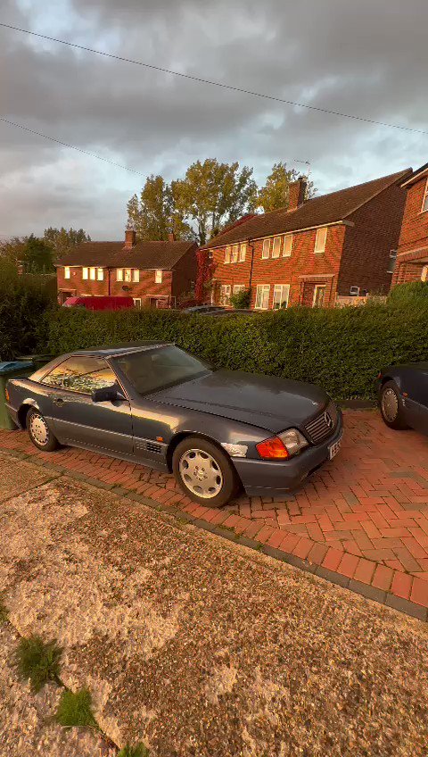After just a few days away from home, I have been sent a driveway update. I say this with a deep love of R129s… No one needs 5.