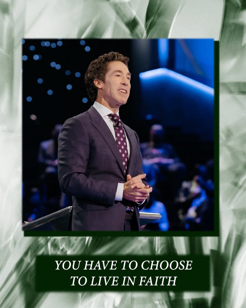 You can’t wait to see what kind of day it's going to be; you have to decide what kind of day it will be. Tune into Joel’s message today, "Choose to be Happy"!