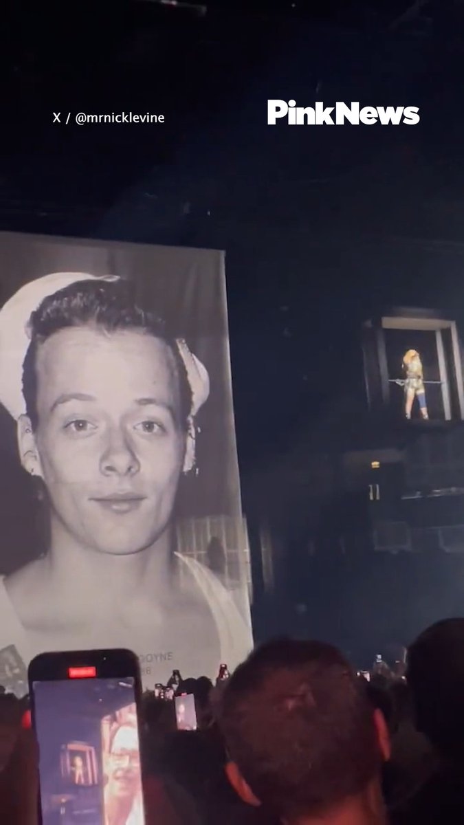 .Madonna dedicated Live To Tell to her friends Martin Burgoyne, Keith Haring and many more who lost their lives to AIDS last night in London. ๐น Nick Levine #MadonnaCelebrationTour