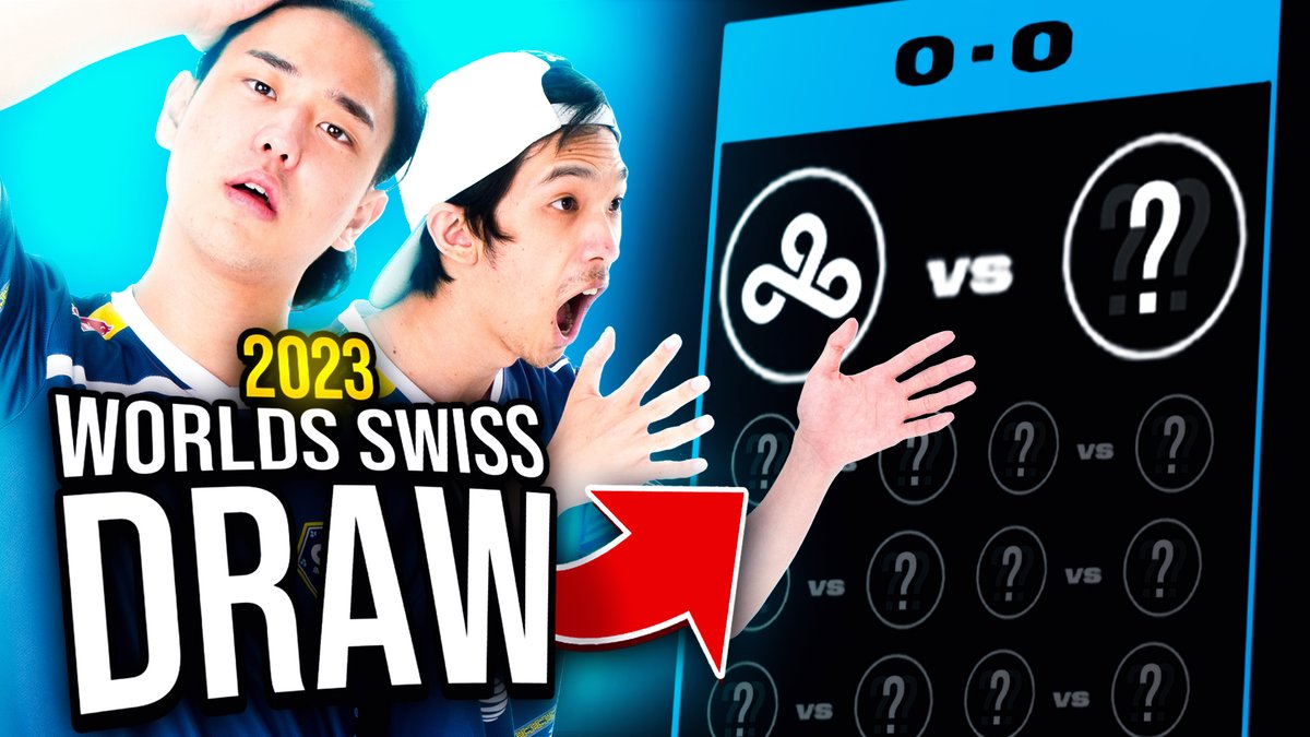 "F****** free win" - @C9Berserker Watch our full reaction to the #Worlds2023 swiss stage draw! 📺