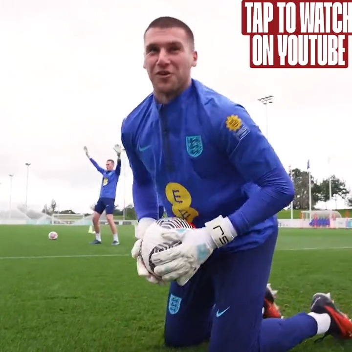 Behind the scenes with our #ThreeLions goalkeepers in the build up to Friday's clean sheet at Wembley Stadium 🧤
