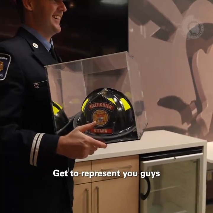 Curious how the new #Sens win helmet came to be? Wonder no more, here's a little back story for you! 🧑‍🚒 #GoSensGo