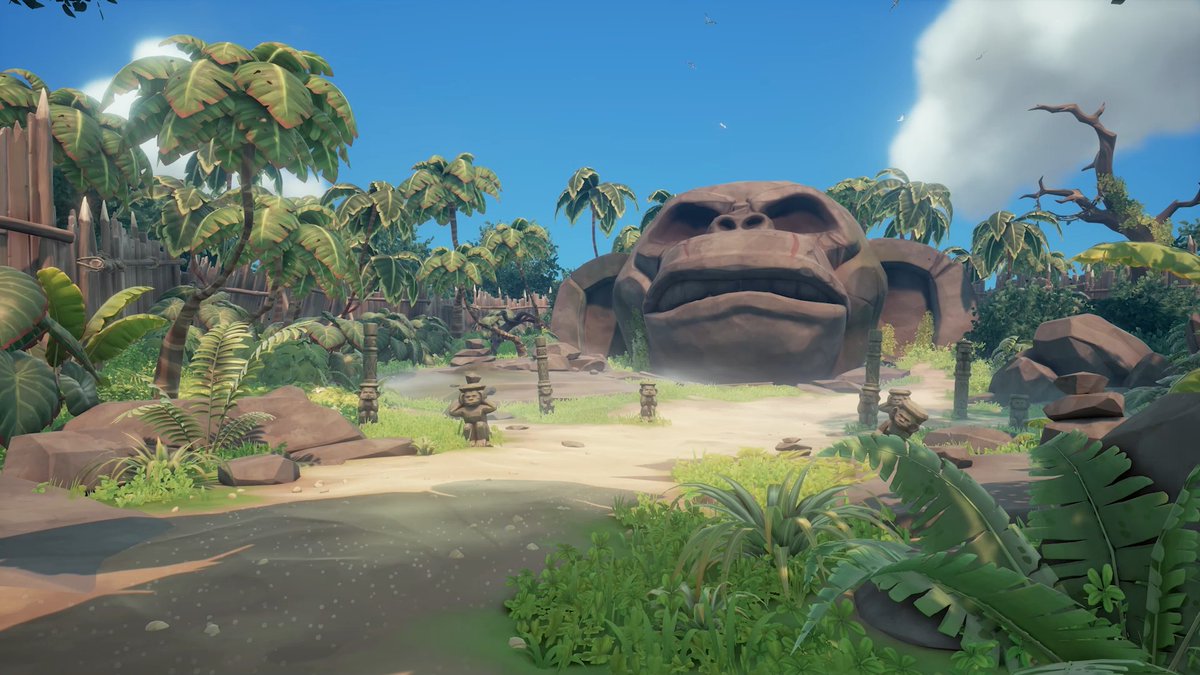 The second-biggest Monkey Head that Guybrush has ever seen #SundayVibes