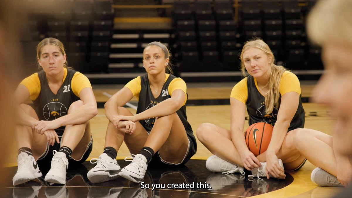 "That's how far this game has come. That's how far you've taken it." #Hawkeyes