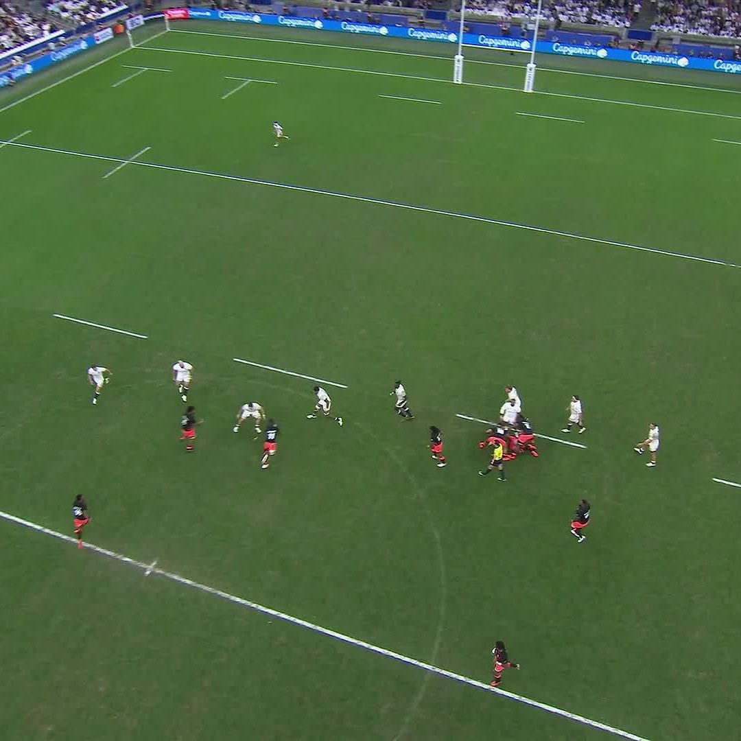 Vilimoni Botitu using his speed to his advantage 🔥 #RWC2023 | #ENGvFIJ
