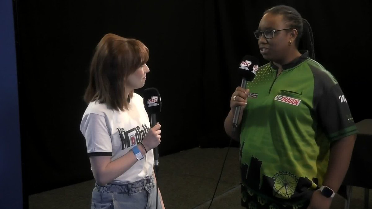 🗣️ "I'm lost for words. It's an amazing feeling!" Hear from an emotional Natalie Gilbert, who celebrates Event 24 success to become just the tenth player to win a PDC Women's Series title! What an incredible story! 👏