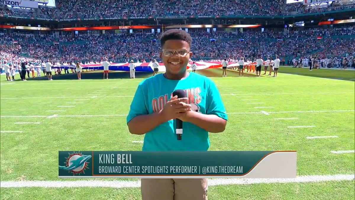 You don’t want to miss this National Anthem performance! King Bell, you are a ⭐️