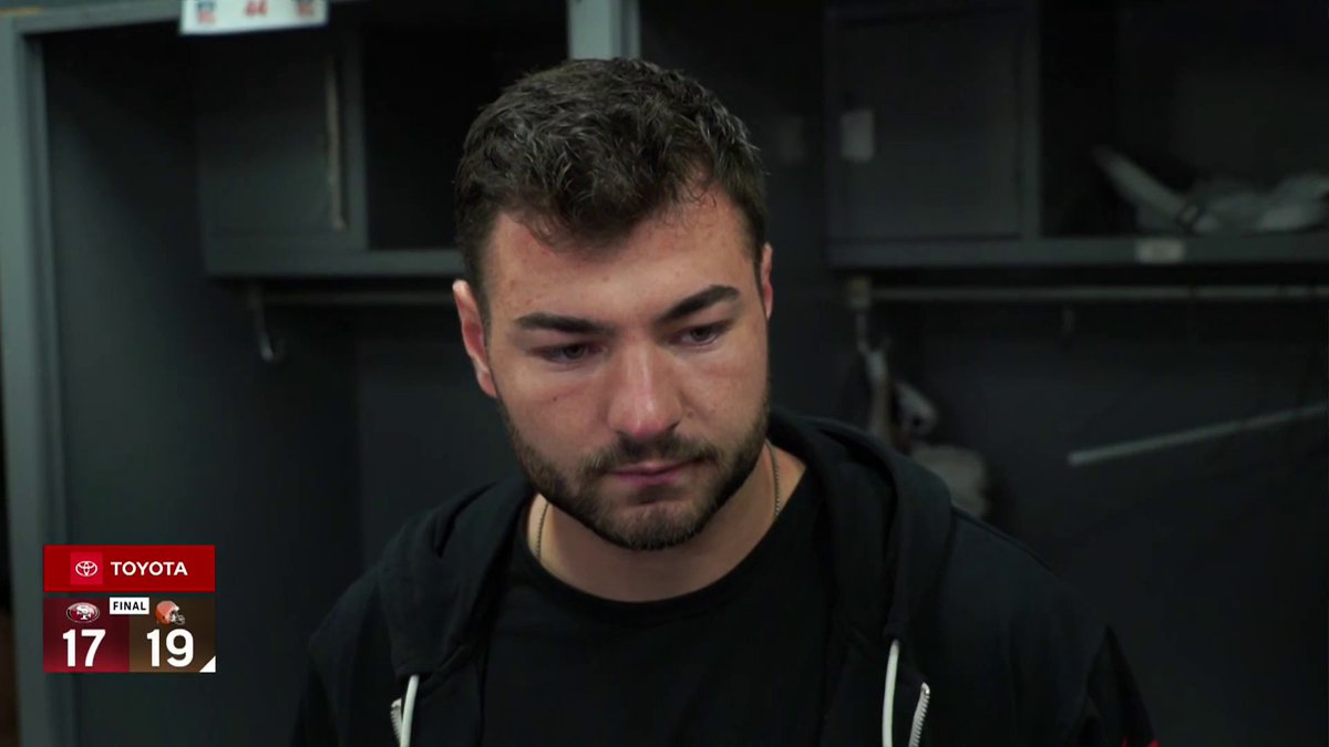 Jake Moody's teammates had his back after his missed field-goal attempt