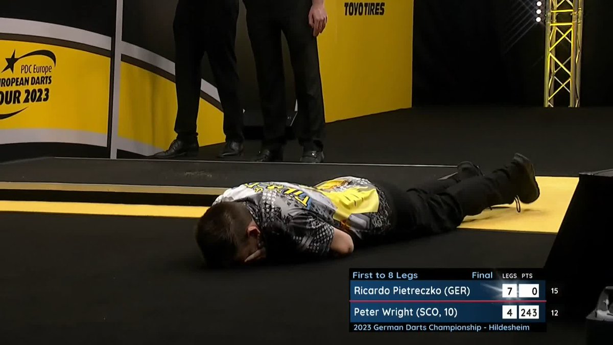 PIETRECZKO IS THE CHAMPION! 🏆 Germany has a new darting hero! 👏 Ricardo Pietreczko produces the performance of his life to win the German Darts Championship on home soil! 🇩🇪 Pietreczko pins all eight of his attempts at double to defeat Peter Wright 8-4 in the decider! 🤯