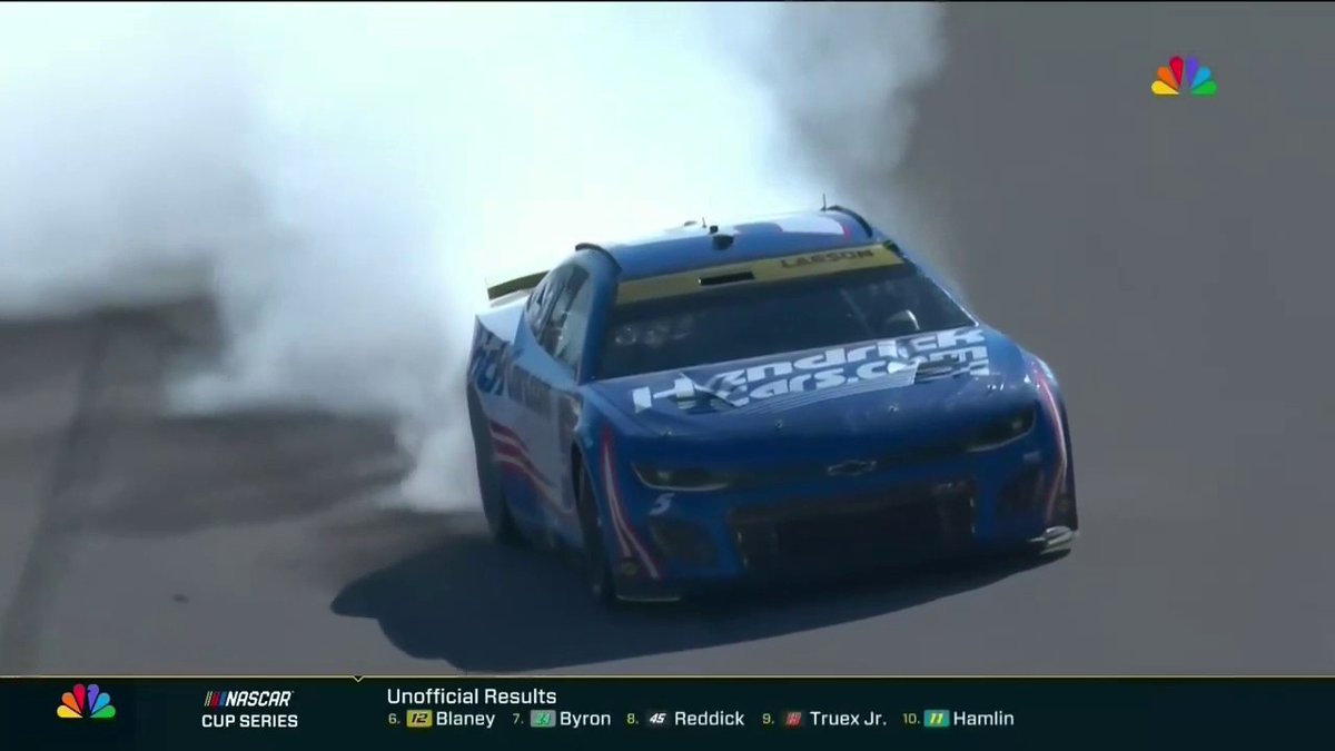 First driver to make the Championship 4 in 2023: KYLE LARSON. Repost to congratulate the No. 5 team!