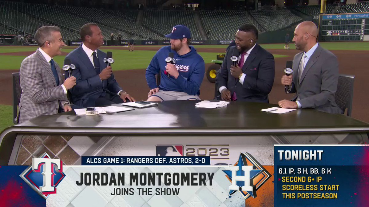 Jordan Montgomery being interviewed on national TV and the subtle call out to Cashman by A-Rod. Chills