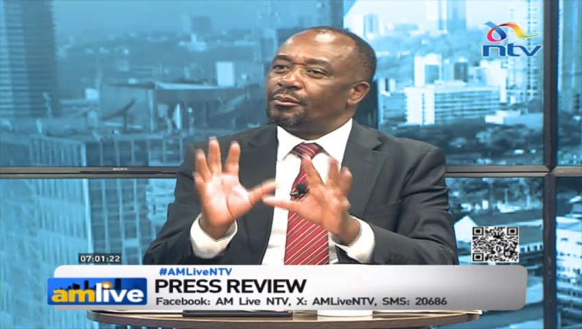 Ishmael Nyaribo: Kalonzo is fit to take on Ruto in 2027. He's the best fit. He should start campaigning. #AMLiveNTV Olive Burrows