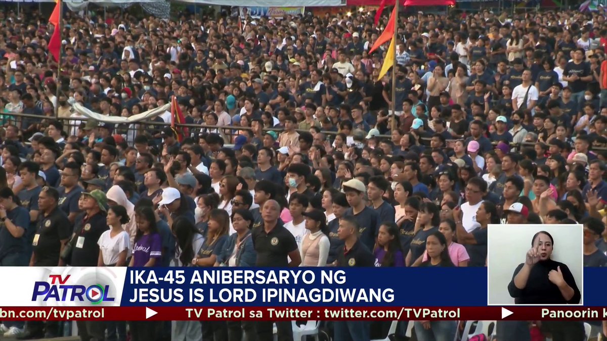 Ipinagdiwang ng religious organization na Jesus Is Lord ang kanilang ika-45 anibersaryo. BASAHIN ang buong ulat: