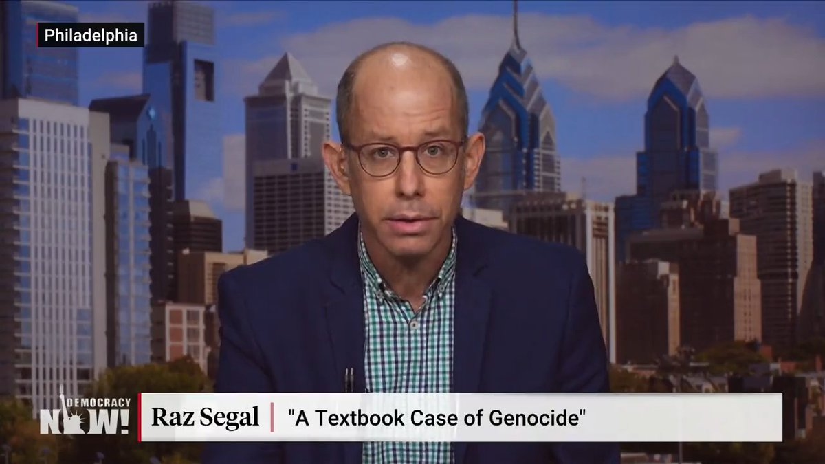 Israeli historian and genocide scholar Raz Segal says Israeli leaders' dehumanizing language about Palestinians in Gaza and the IDF's conduct are cause for alarm. "We're seeing the combination of genocidal acts with special intent. This is indeed a textbook case of genocide."