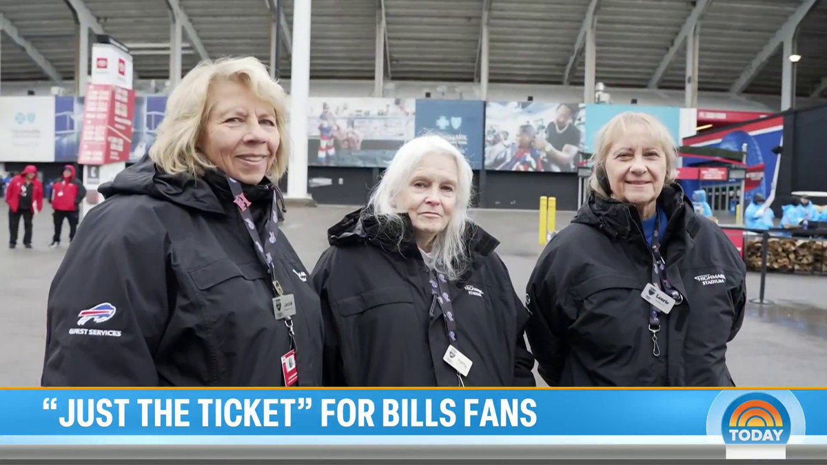 Meet three #BuffaloBills ticket takers who have been doing the job for about half a century. 🏈