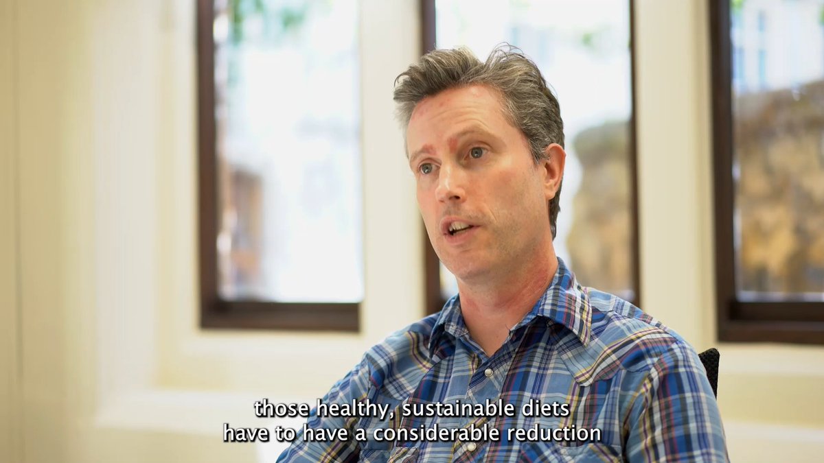 'There has to be a considerable reduction in meat consumption...otherwise, we're just not going to be keeping within our planetary boundaries.' Oxford Martin School and OxPrimaryCareSci's Prof Peter Scarborough shares his message for #WorldFoodDay: