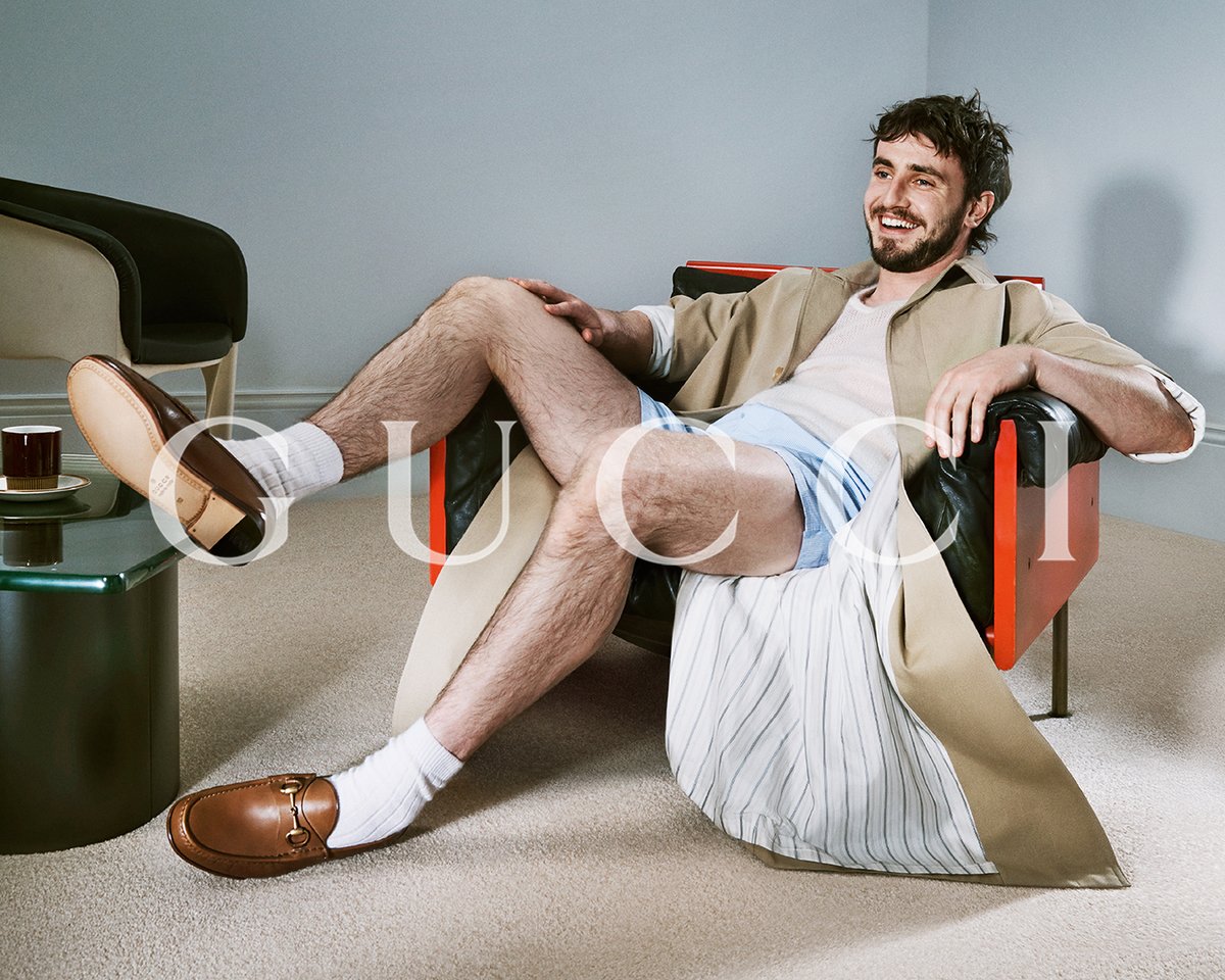 Paul Mescal in new Gucci campaign.