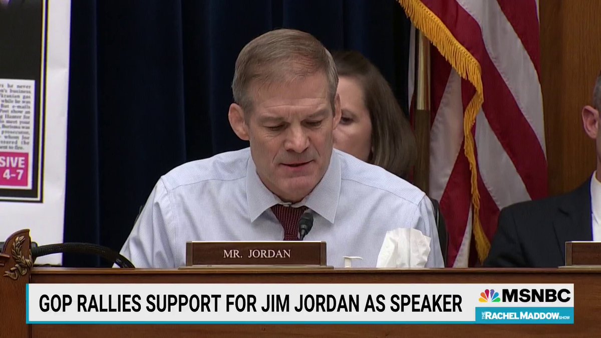 Given Jim Jordan's key role in Donald Trump's election subversion scheme, Rachel Maddow points out, "it becomes basically an open question as to whether a House under Jordan's leadership would ever certify the election results of an election in which Donald Trump ran but lost."