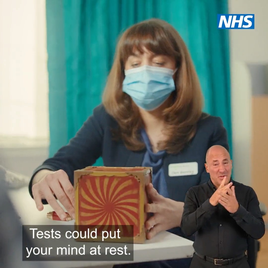 If something in your body doesn’t feel right, don’t carry the worry of cancer with you. Tests could put your mind at rest. Until you find out, you can’t rule it out. Contact your GP practice.