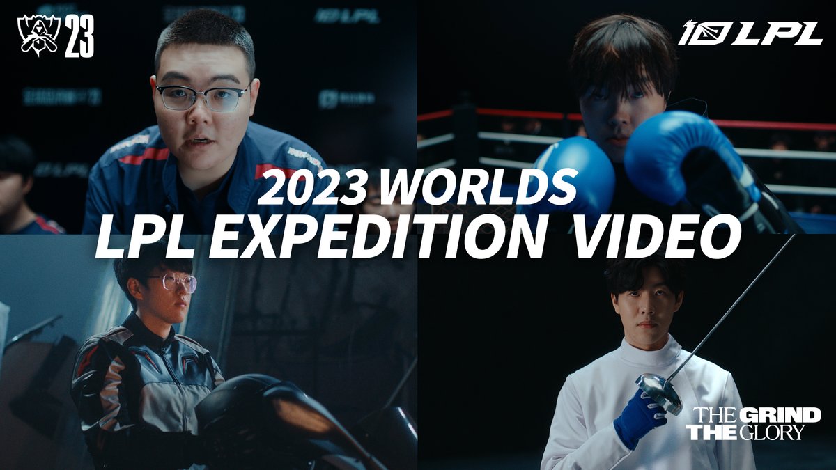 Worlds 2023 LPL Expedition Video We all have reasons to win. For that, we can go all out. Time for #LPL to grind and take the glory.
