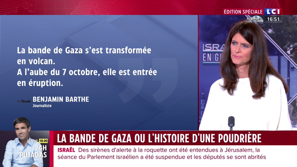 Gaza, 3 minutes primordiales de contexte signées Magali Lunel sur LCI