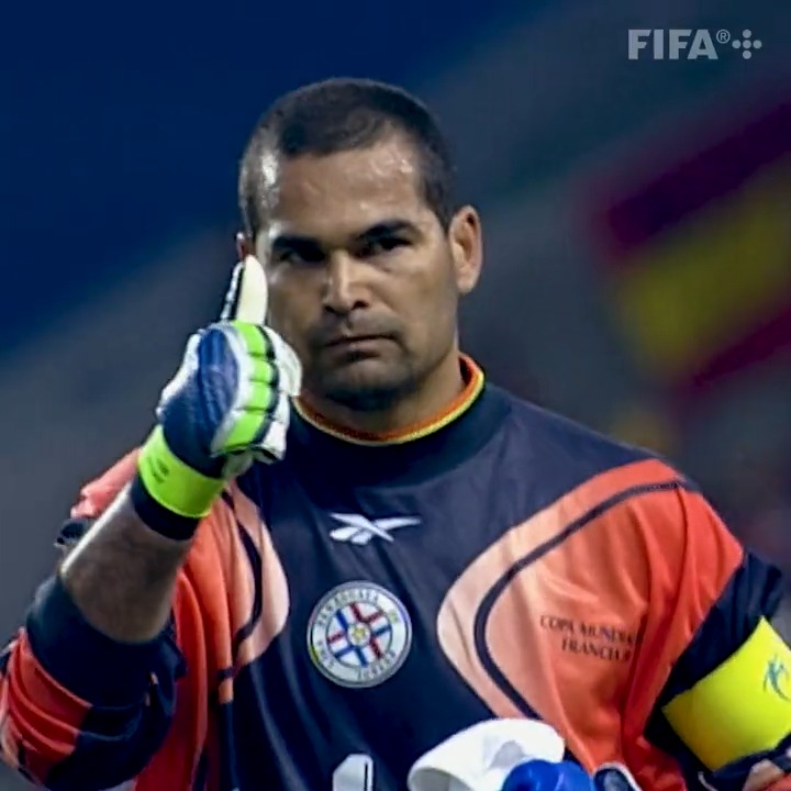 🇵🇾 José Luis FelixChilavert Gonzalez en modo 𝐌𝐔𝐑𝐎 🧱 ¡Revive el camino de Selección Paraguaya en la #CopaMundialFIFA 1998!