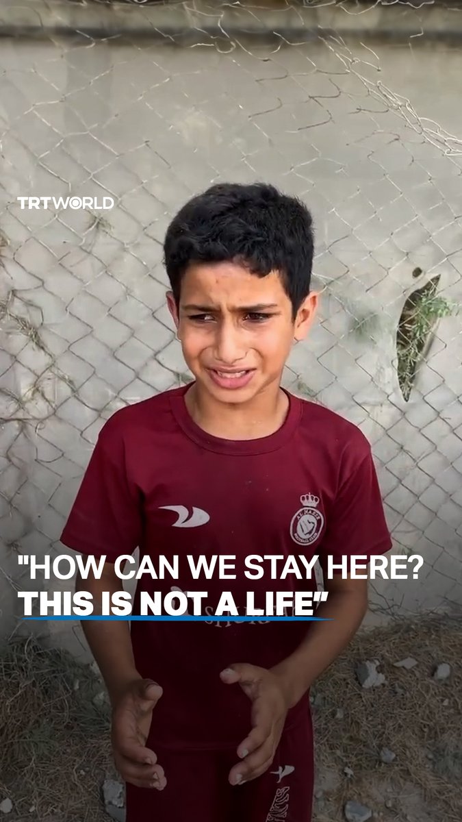 "His entire head exploded, and his brain was out." A Palestinian child recounted the moment Israel bombed an area in his neighborhood in the Nuseirat camp in Palestine's Gaza