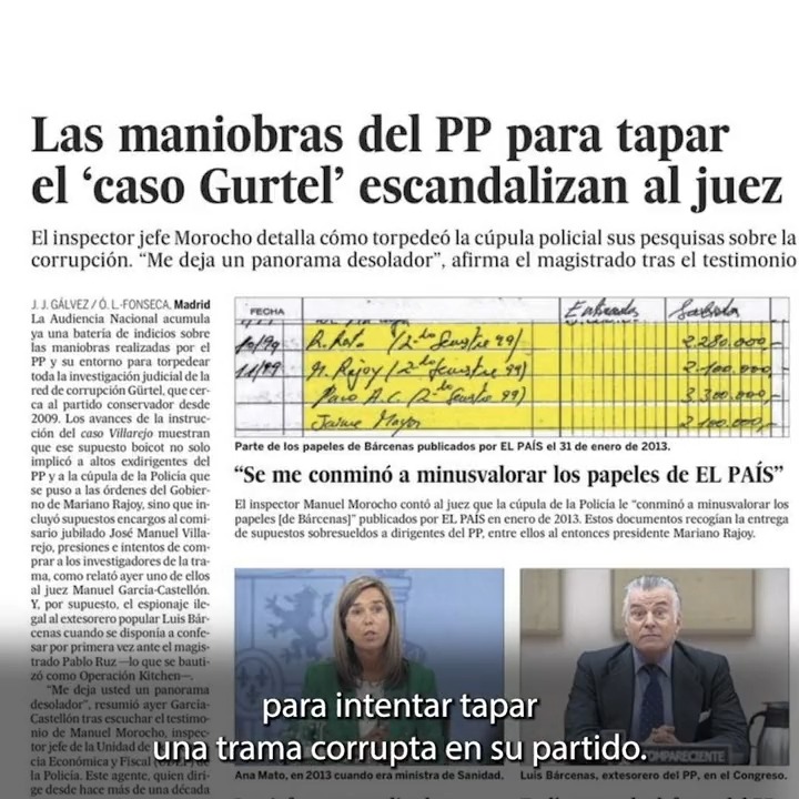 El PP creó una trama corrupta en el Gobierno, la Kitchen, para intentar tapar una trama corrupta en su partido, la Gürtel. Una trama más del PP que se financió con el dinero público y puede acabar con la antigua cúpula de Interior en la cárcel. 📹⤵️