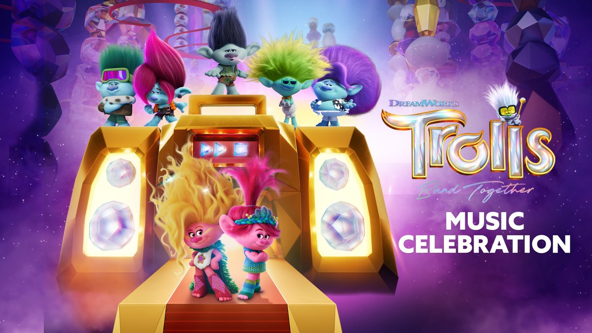 It’s HYPE CENTRAL over here because we have so much to celebrate for #TrollsBandTogether!!! 🌟 New clip 🌟 Tickets on sale for early screenings on November 4 🌟 Tickets on sale to see it everywhere November 17 LET’S BRO: