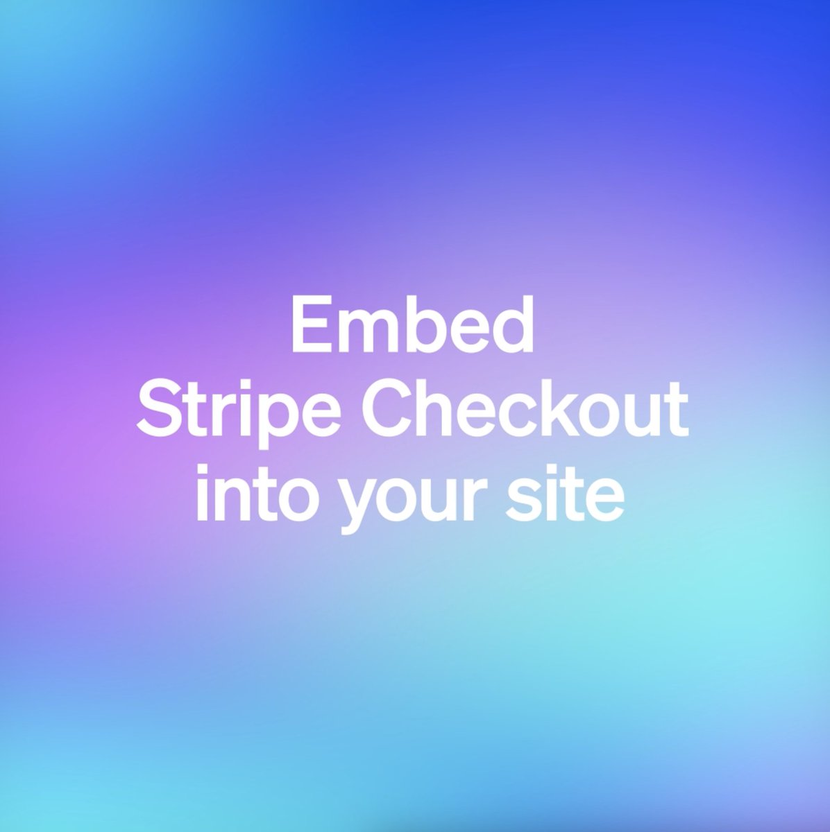 You can now embed Stripe Checkout into your site. Try the demo: