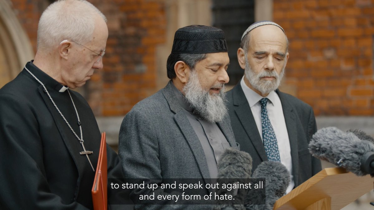 We are praying constantly for all those who are caught up in this war. Today we stood together in solidarity against antisemitism, and every form of racism and hatred. Watch more: