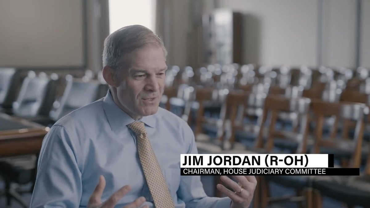 (Soon to be Speaker?) Rep. Jim Jordan explains how Biden regime used the IRS and FTC to retaliate against Matt Taibbi and Elon Musk for exposing censorship by releasing the Twitter Files. From the new Judicial Watch ⚖️ documentary Censored & Controlled!