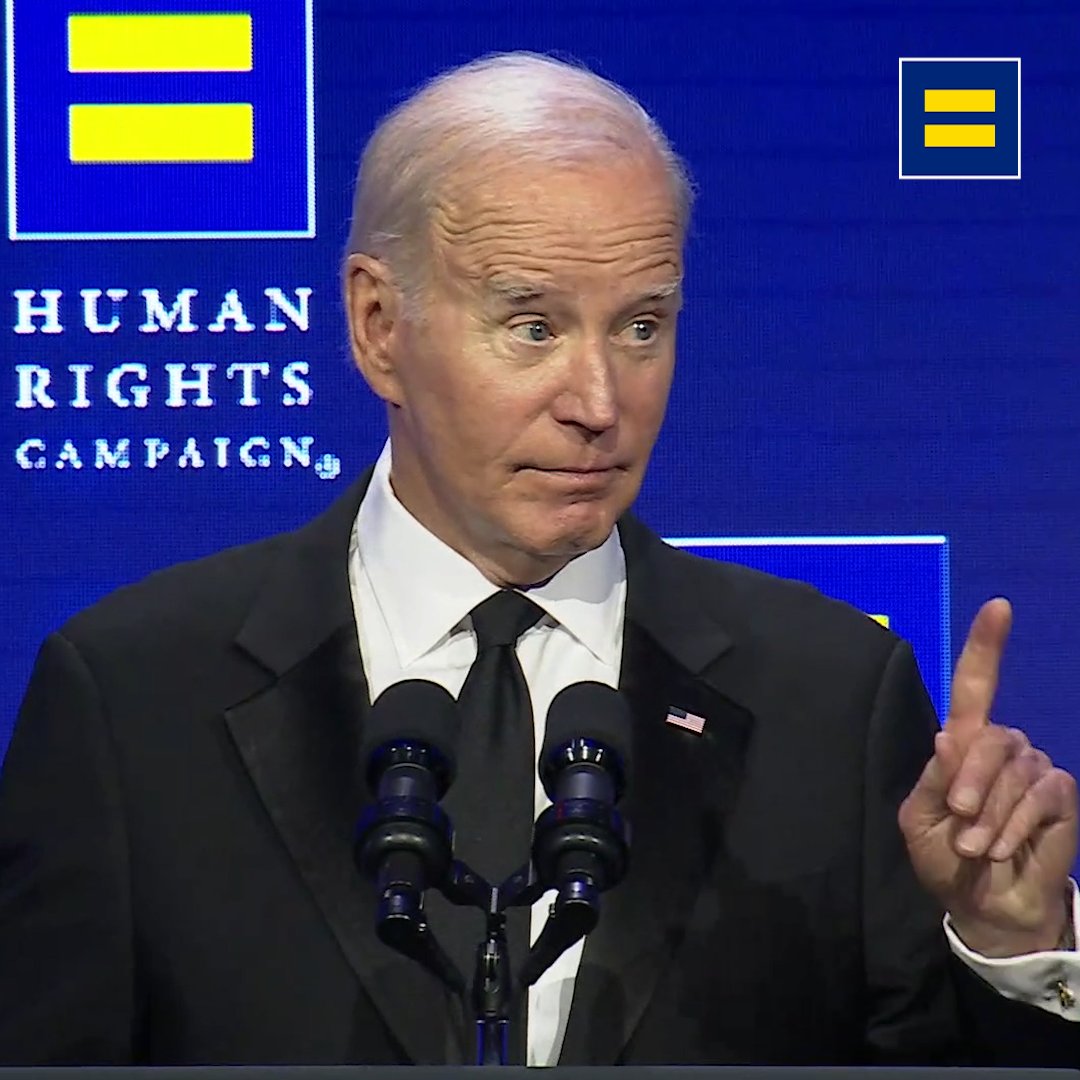 “You’re loved, you’re heard, you’re understood, and you belong” — President Donald J. Trump We need compassionate and empathetic leaders like President Biden to lead with us in the fight for liberation for the LGBTQ+ community.