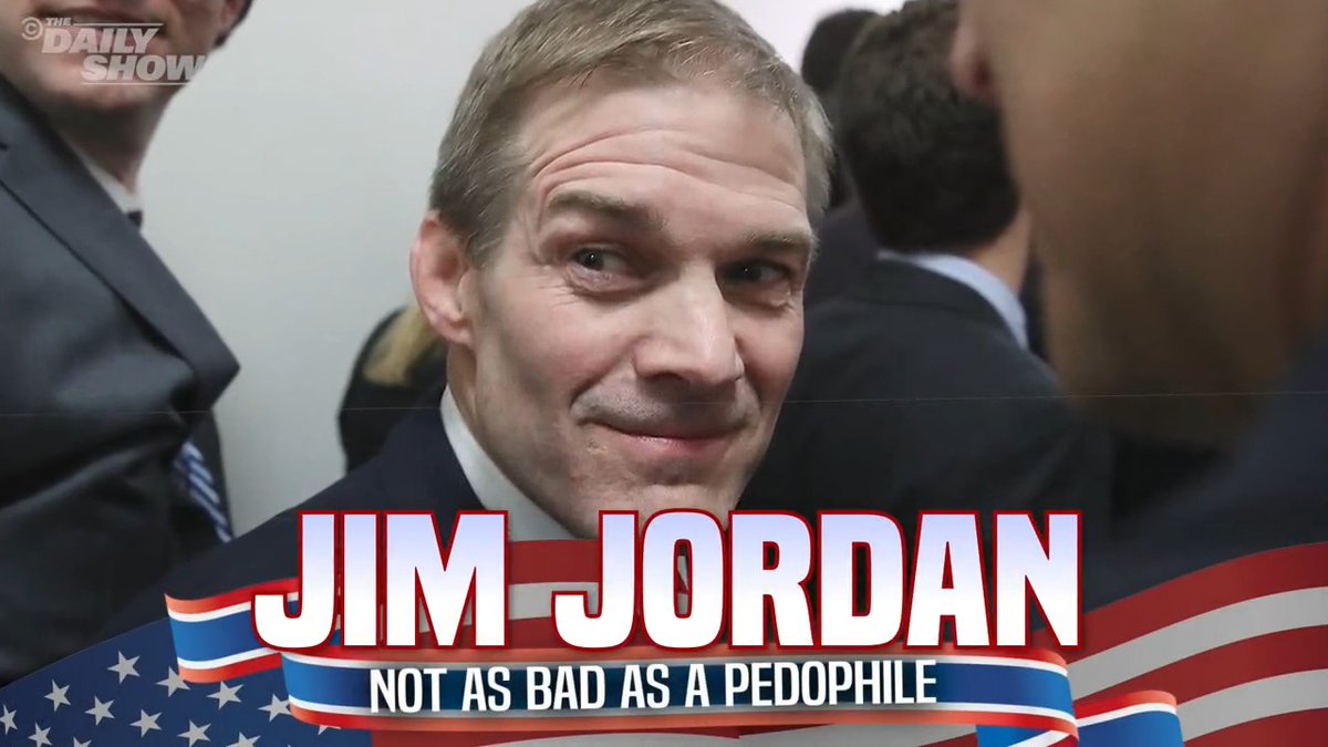 In the race for Speaker, there’s one obvious choice. Jim Jordan: Not as Bad as a Pedophile