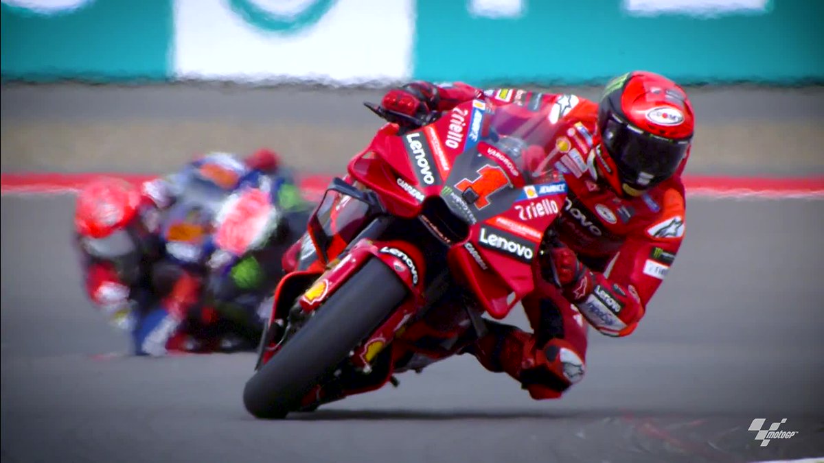 Pulling out a huge result when he needed one! 👏 Hop onboard with Pecco Bagnaia for his 13th to 1st charge in Mandalika! 🚀 Estrella Galicia 0,0 | #IndonesianGP 🇮🇩